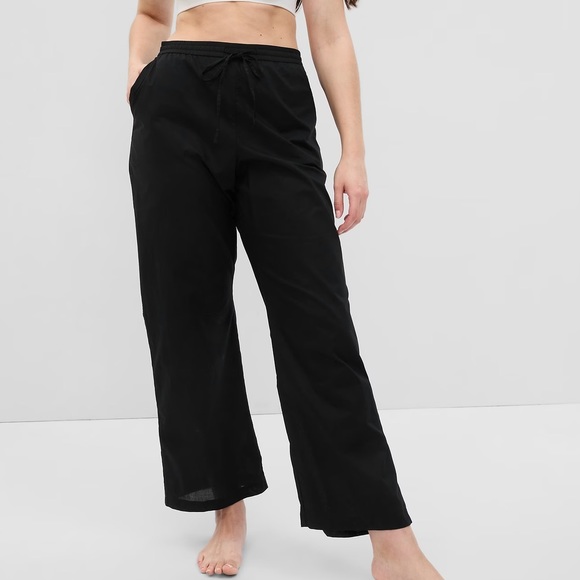 GapBody PJ Crinkle cut Pants - Picture 1 of 8